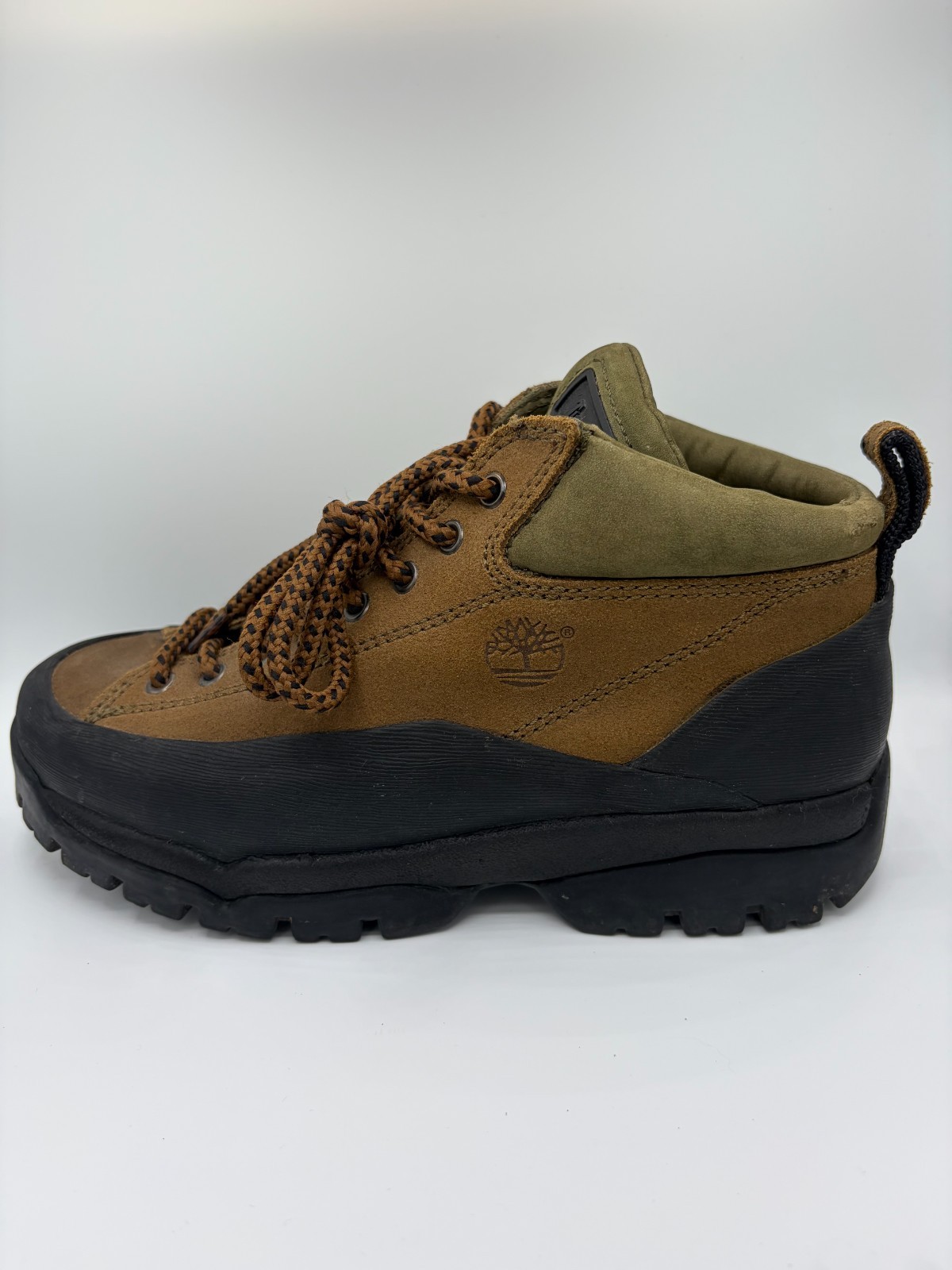 Vtg 90s Timberland Treeline Aggressive Mid Hiking Boots Women 7 M Brown 48324