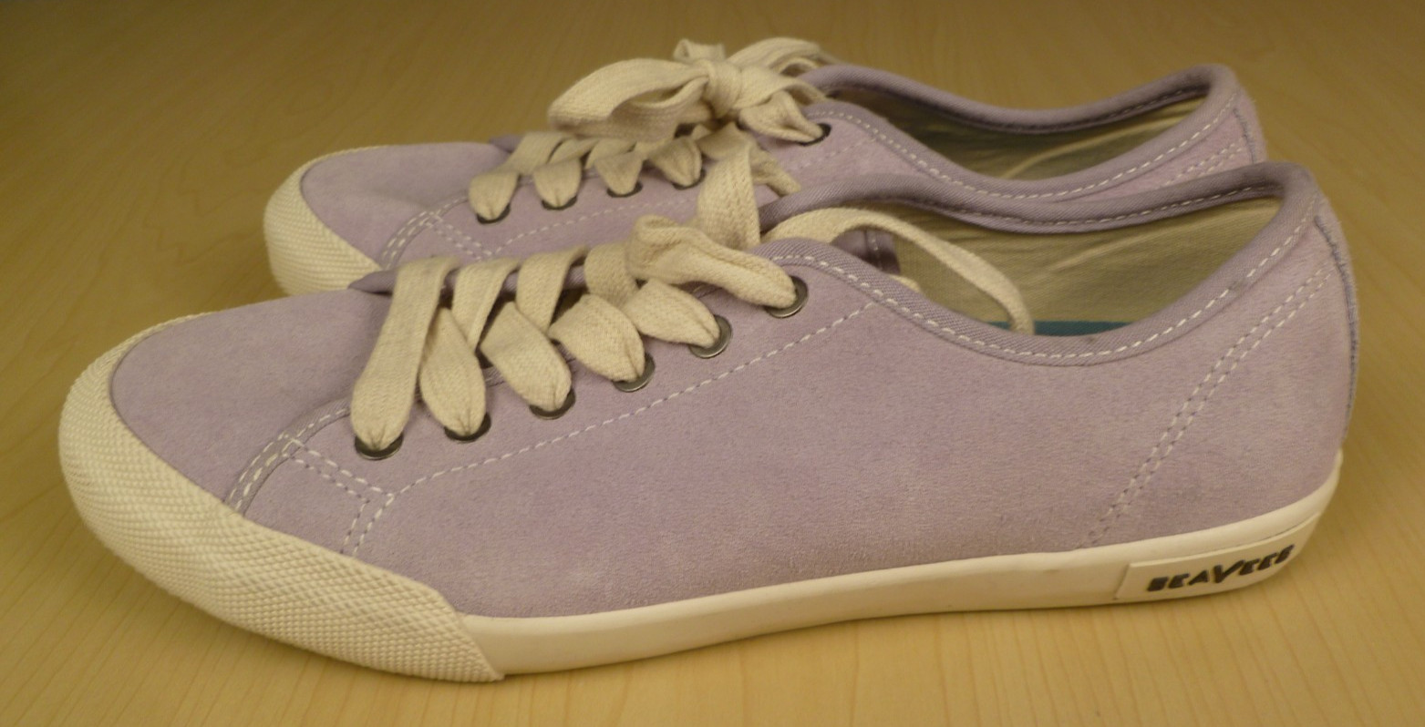 SeaVees Purple Monterey Sneakers Standard Cotton Canvas Shoes Women’s Size 8