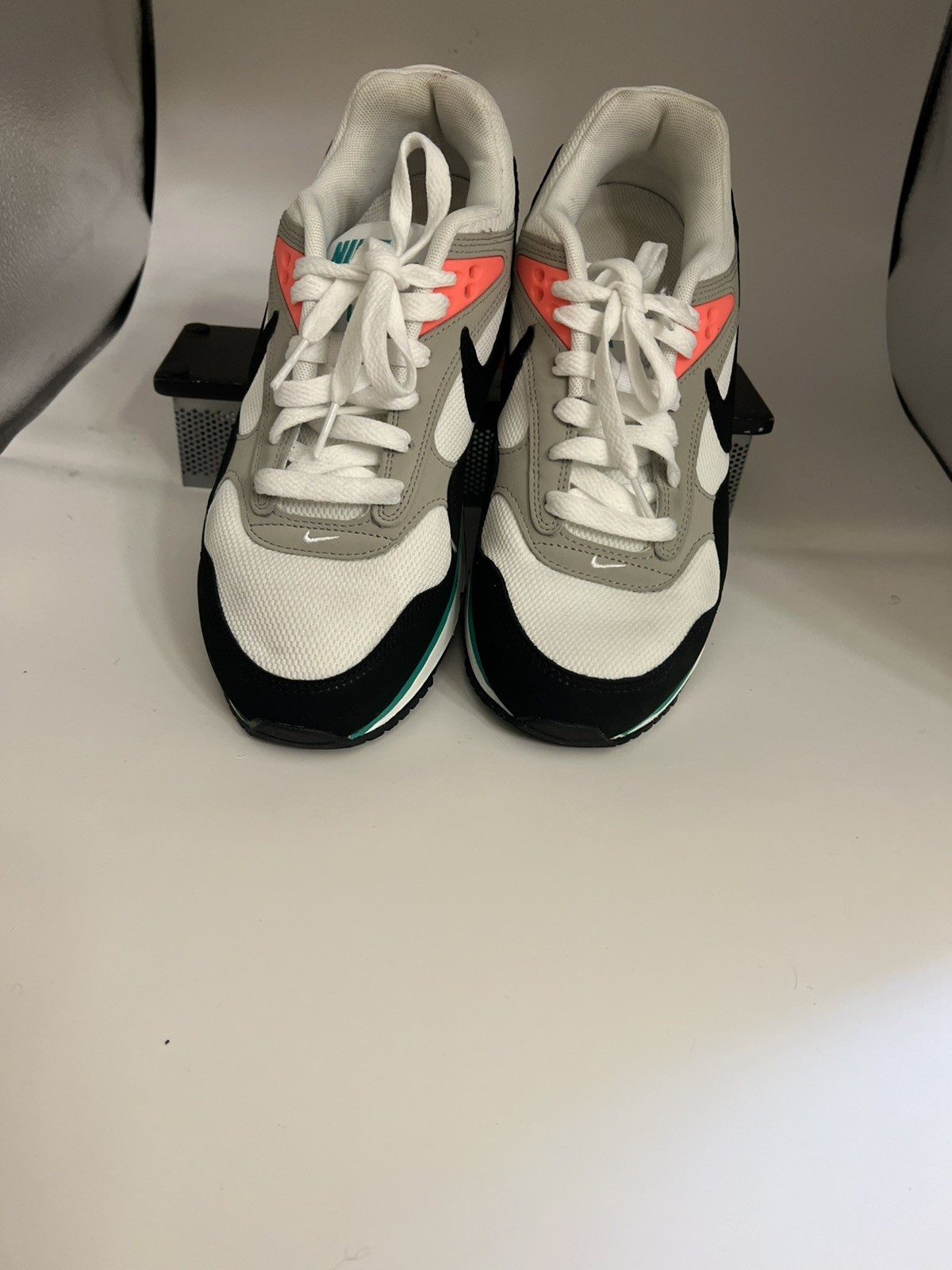 Nike Womens Air Max Correlate 511417-136 White Black Green Orange In Box Sz 8.5