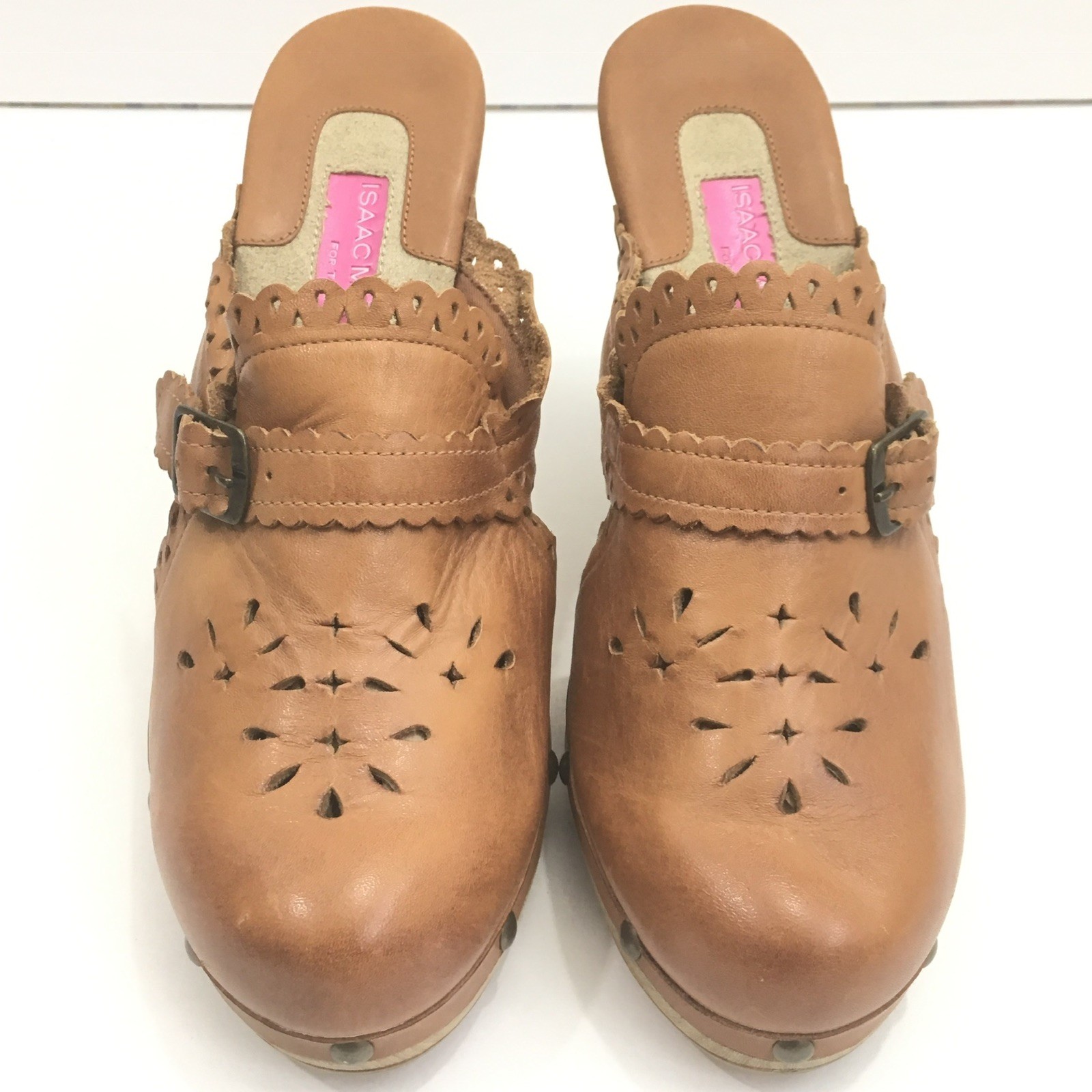 Isaac Mizrahi for Target Blondie Women’s Size 8 Tan Mules Heels