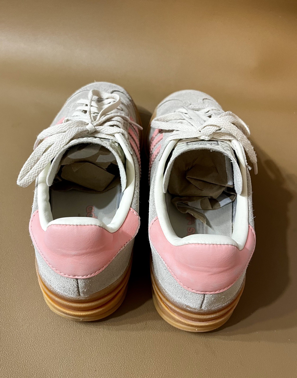 Adidas Gazelle Bold Women’s kids Size 3.6 Pink Sneakers