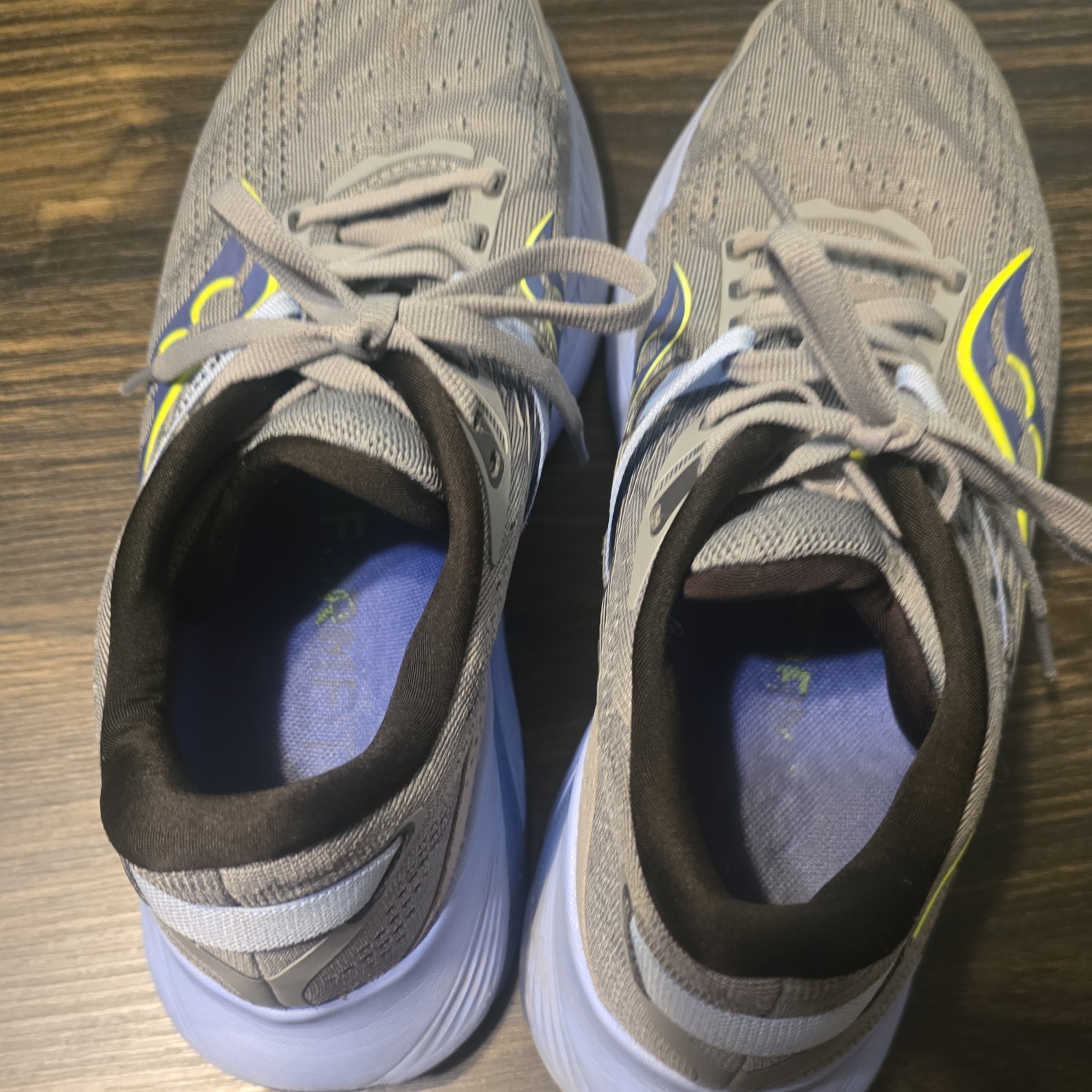Saucony Guide 16 Womens Size 8.5 US Gray Blue Running Shoes Sneakers