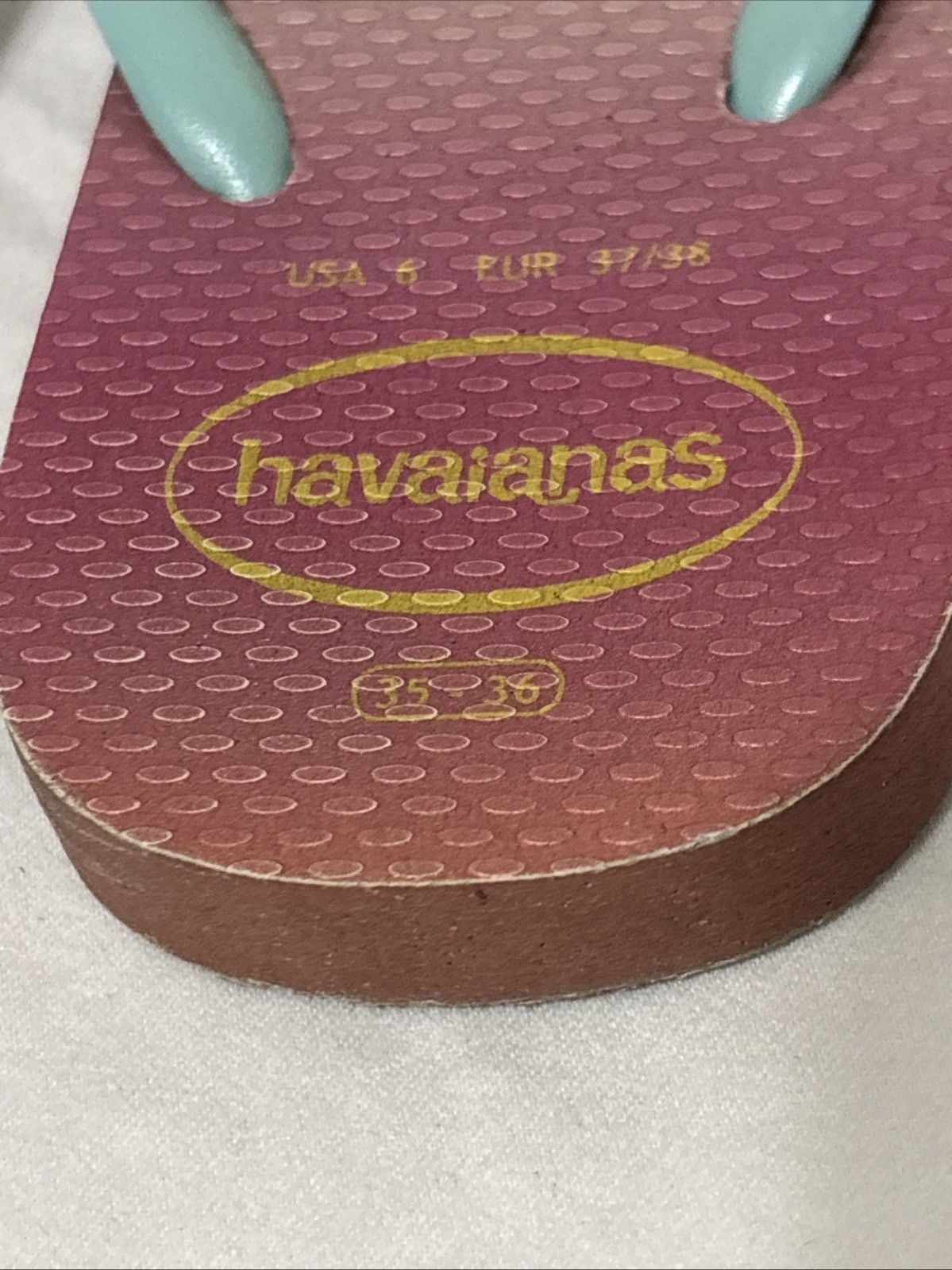 Havaianas Gradiant Sunset Thong Flip Flop Sandals US6 EUR 37/38