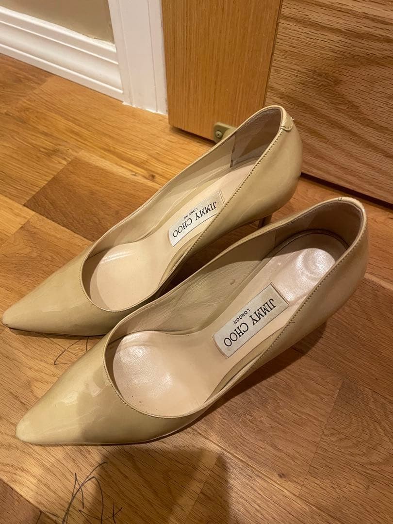 JIMMY CHOO Beige High Heels 37.5
