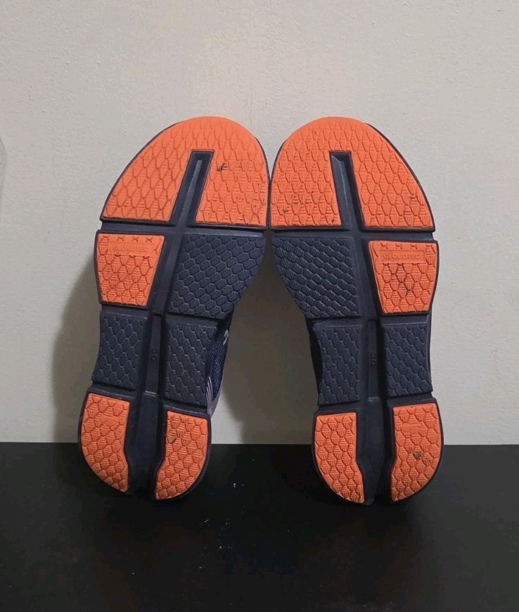 On Running Cloudgo Womens Size 8 Blue Orange Running Shoes Sneakers 55.98233