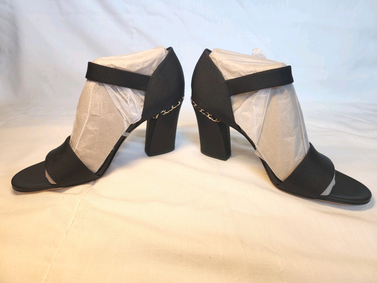 Franco Sarto Ofelia Womens High Heeled Open Dress Sandals Black Size 9.5 Strappy