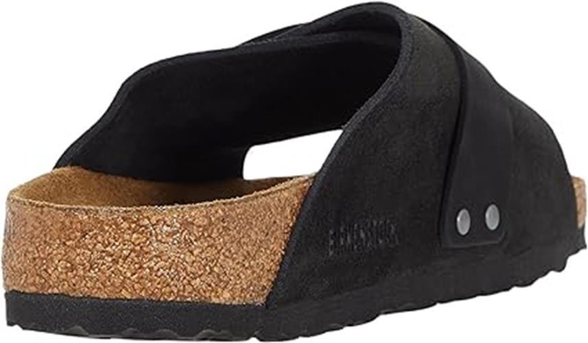 New in-Box Birkenstock Kyoto Nubuck Slide Sandal Narrow Taupe Black -Select Size