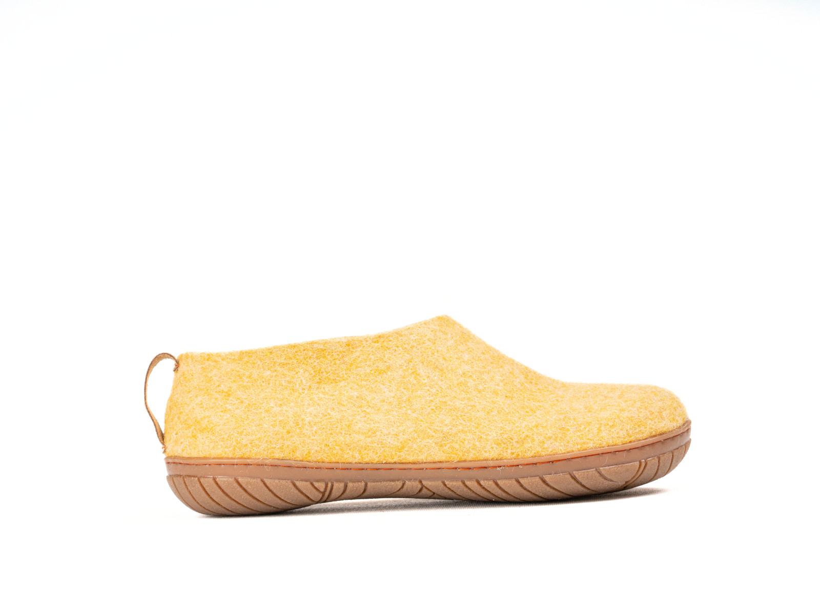 Mustard Outdoor Open Heel Slippers with Durable Rubber Sole for Everyday Comfort
