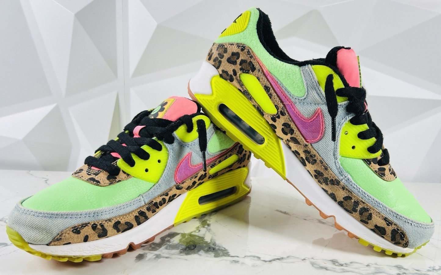 Nike Air Max 90 LX «Dancefloor Pack» Green Potter CW3499-300 9.5M/11W 🕺🈹💃