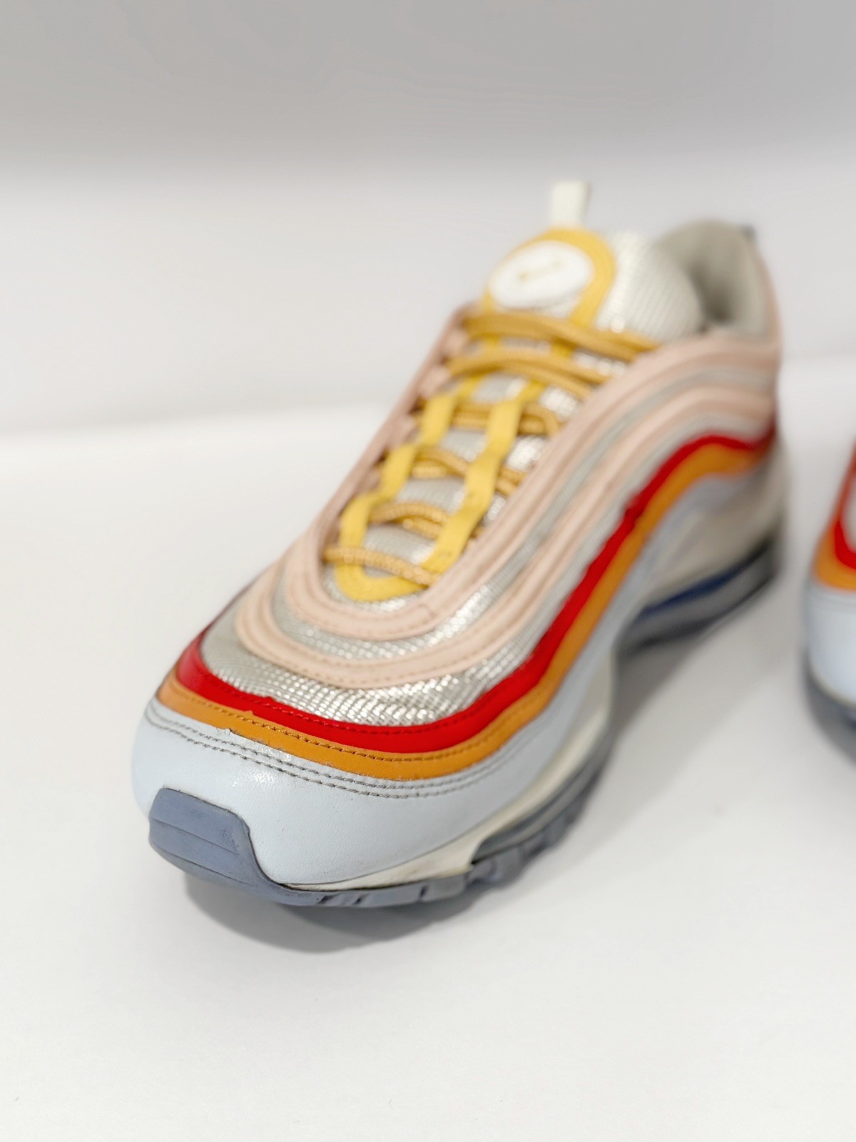 NIKE AIR MAX 97 GREY-THISTLE SZ 8 WOMENS Sneakers Shoes Running Walking Trendy