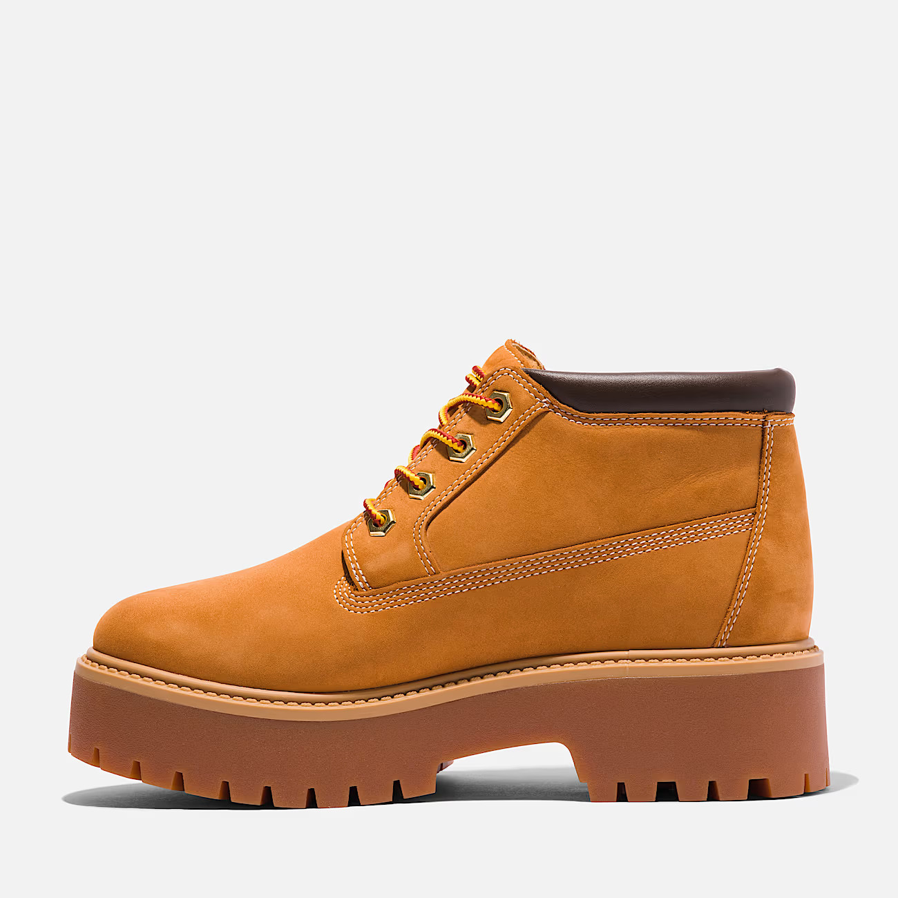 Timberland Stone Street Waterproof Women’s Platform Boot Wheat Sz 7.5 NIB