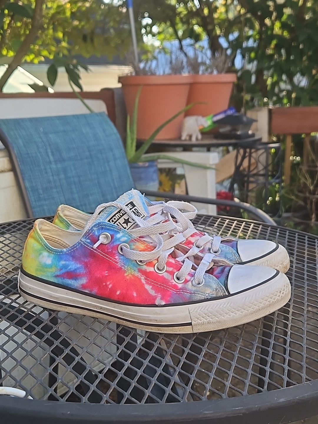 Converse All Stars Tie Dye Shoes Unisex Womens 8 Mens 6