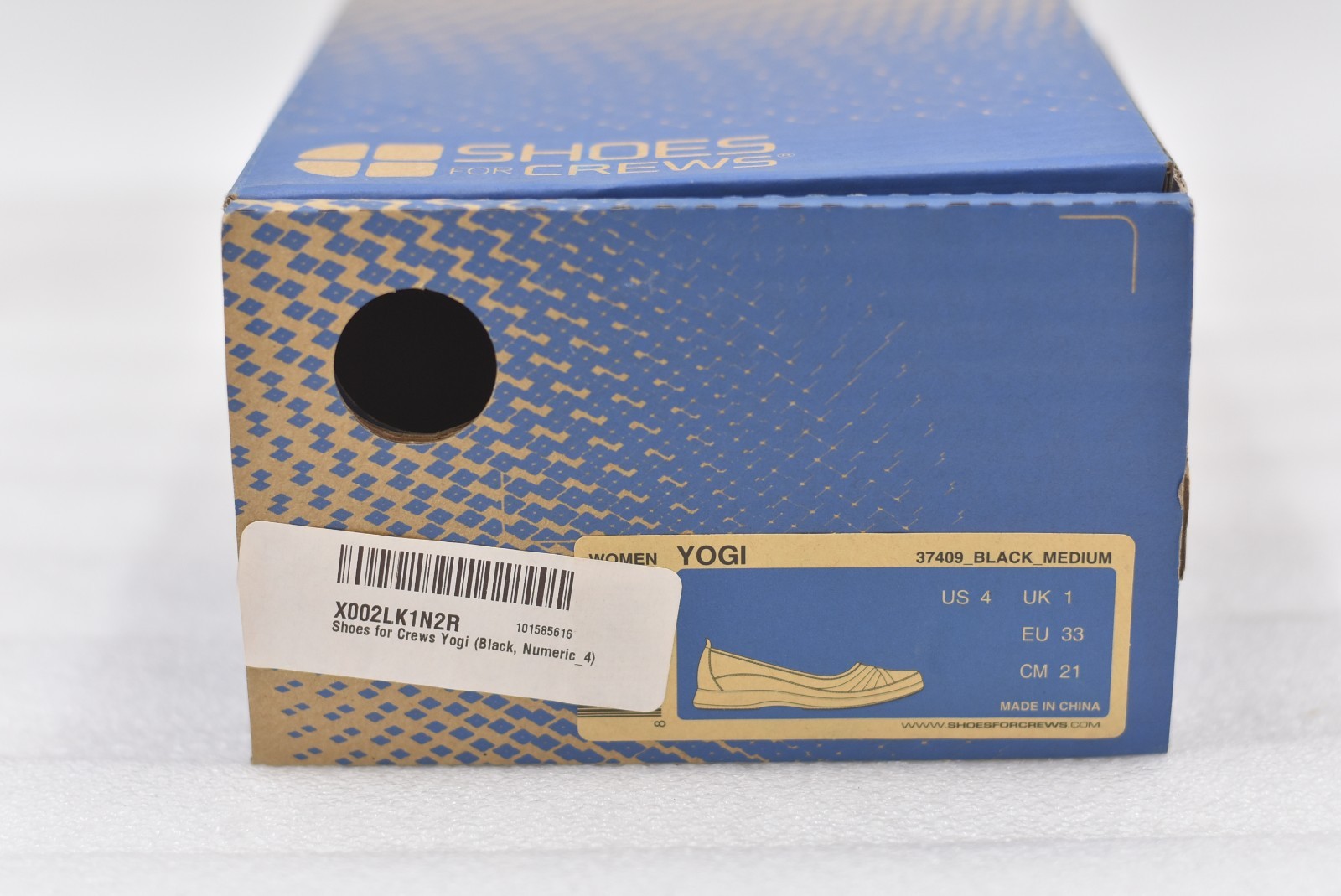 Women’s Shoes for Crews Yogi Slip Resistant Casual Slip-on Shoes in Black SIze