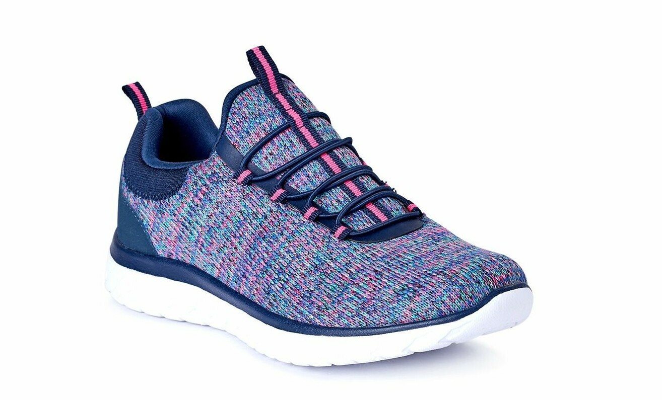 Athletic Works Women’s Pick Color Slip-on Bungee Athletic Sneakers Shoes: 6-12