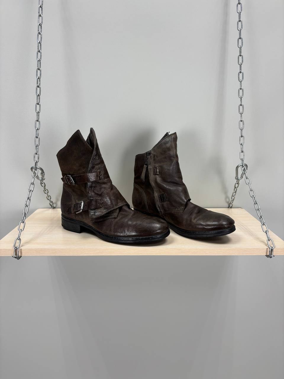 Womens leather boots Sansibar Size 40 Color Brown Duties Paid (USA)