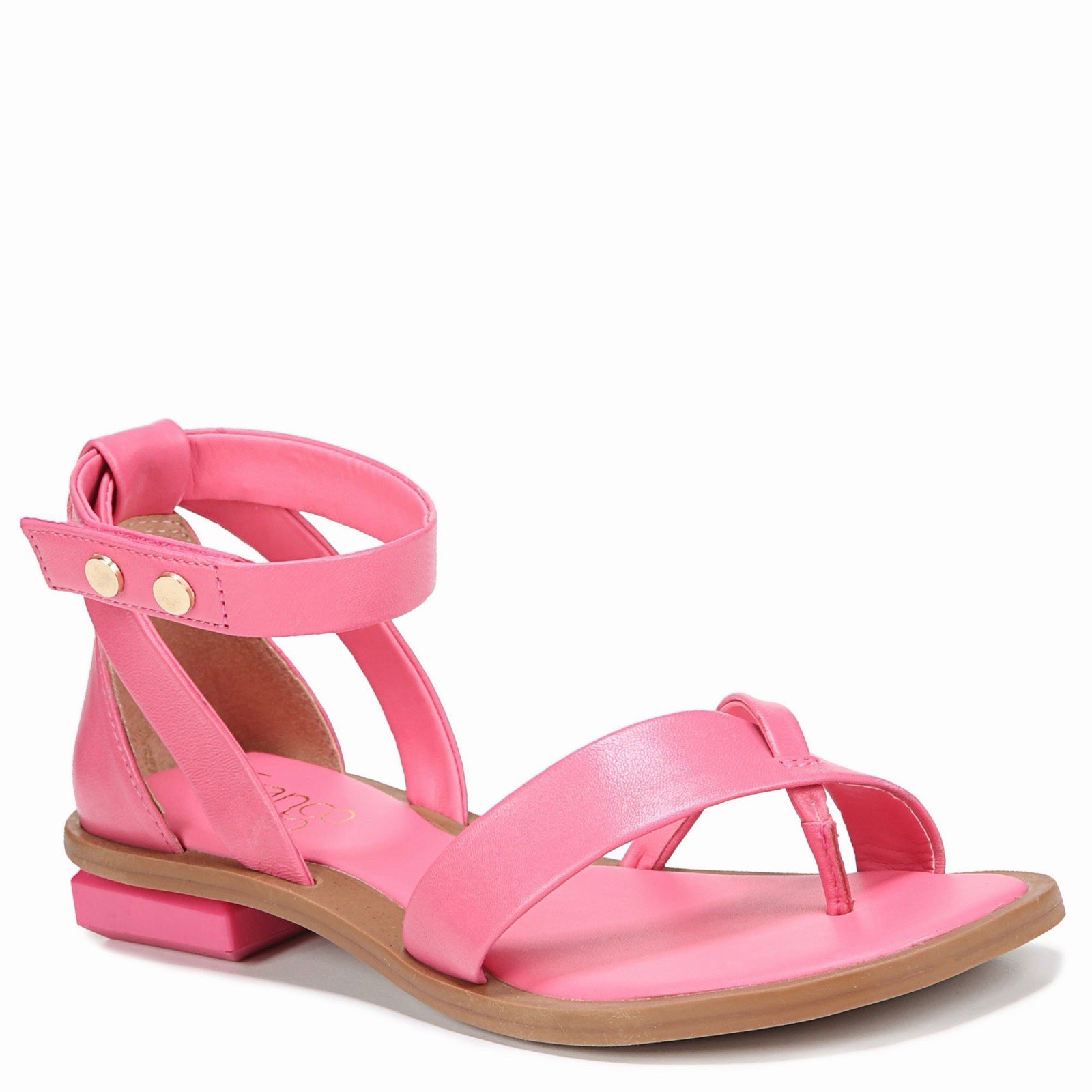 NEW Franco Sarto 7 Parker Pink Strappy Women’s Summer Beach Vacation Sandals
