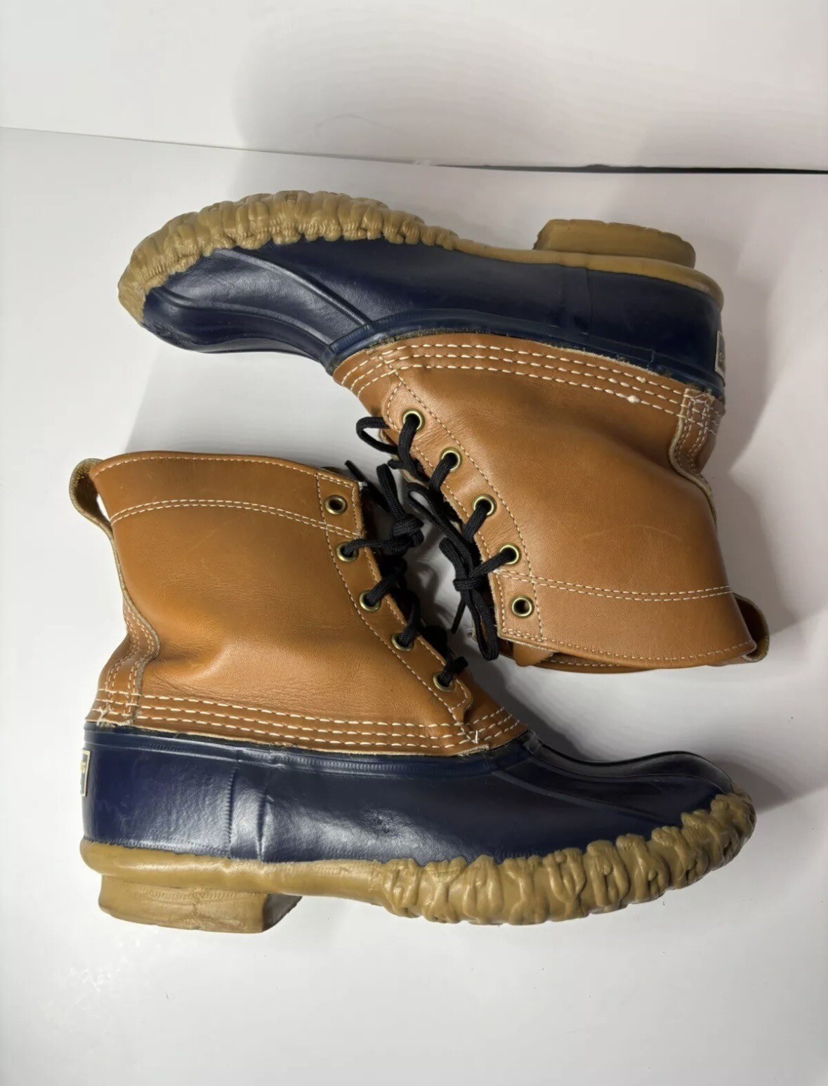 Vintage LL Bean Duck Boots 8 Womens Hunting Boots Waterproof Brown