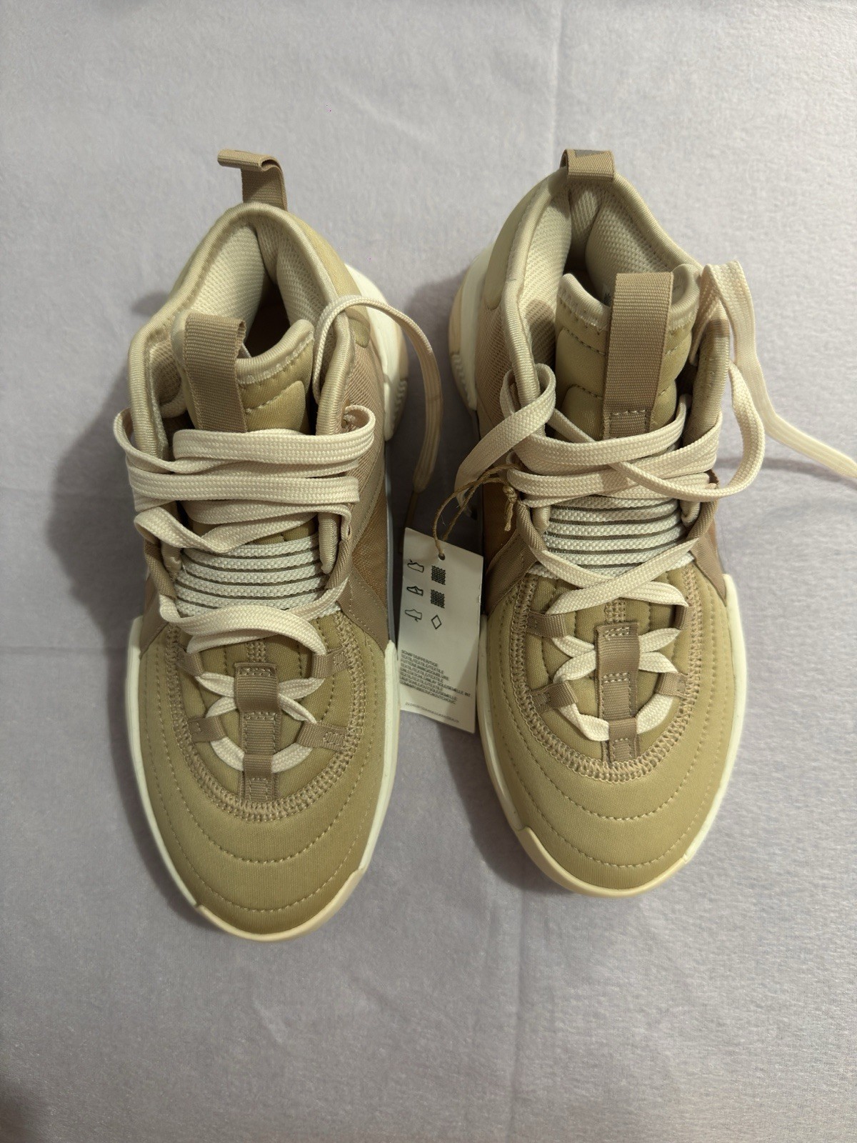 Size 6.5 – Candace Parker x Adidas Exhibit Select Mid Champagne Womens