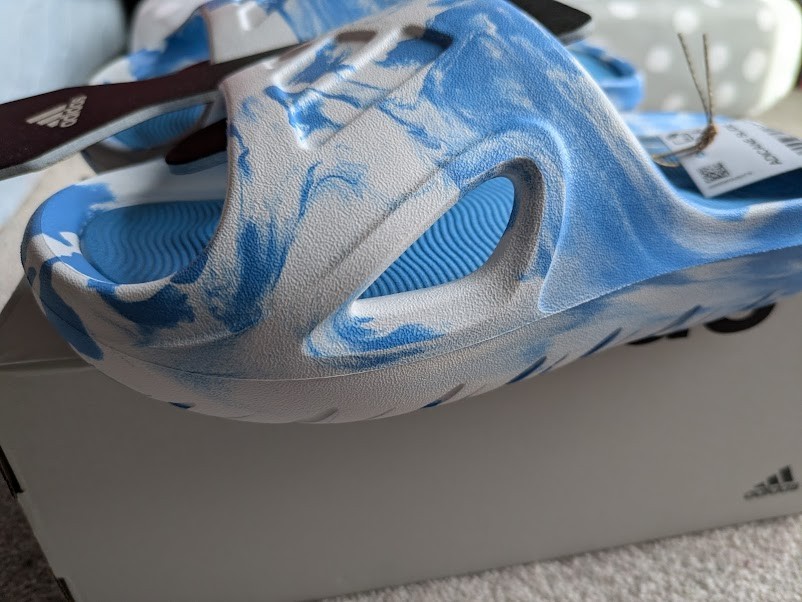 Adidas Adicane Slides Unisex M4/W5 Pulse Blue/White – New