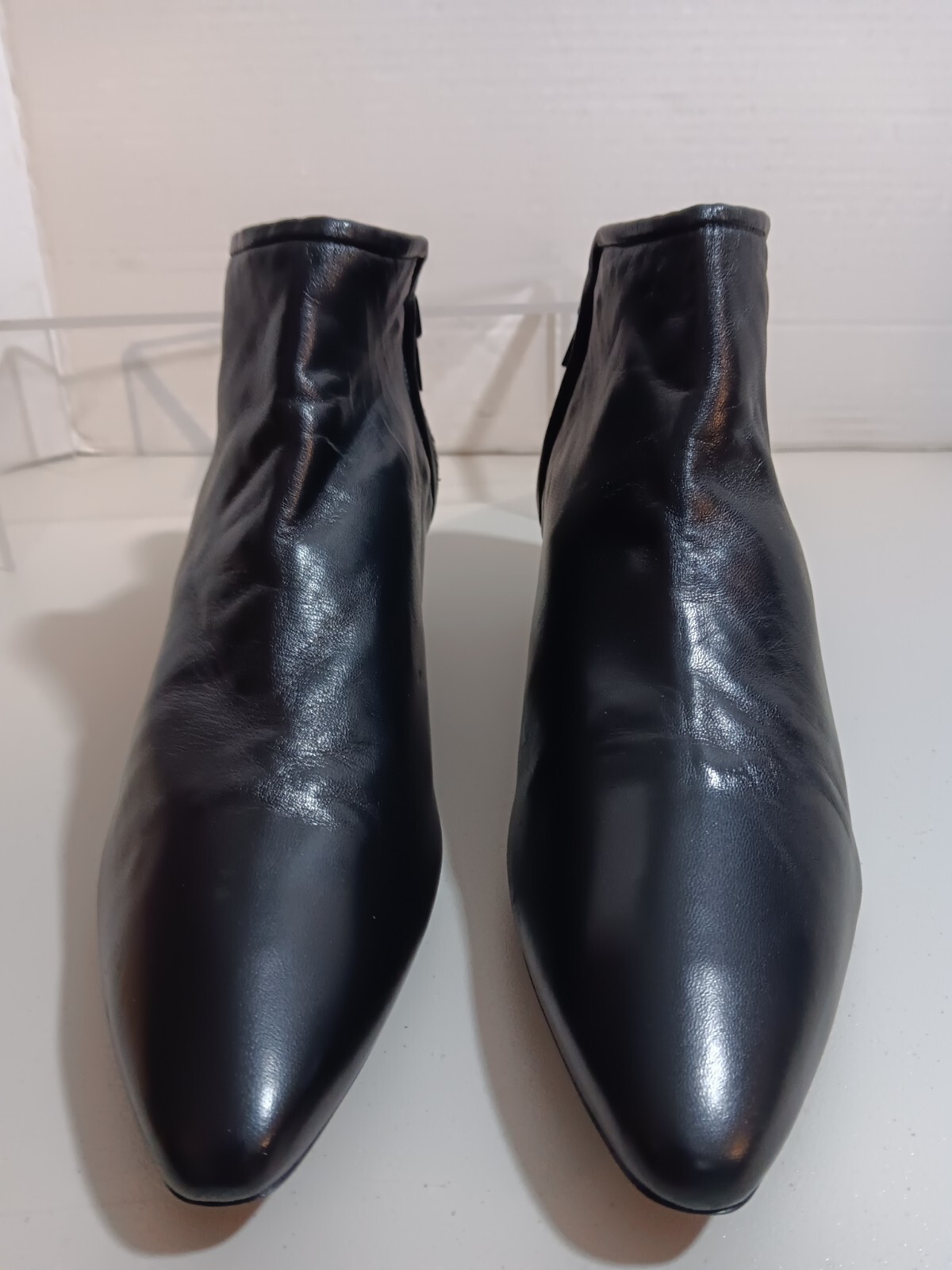 Christina Perez Designer Ankle Boots Women’s Size 10B Reptile/Leather Paris-New