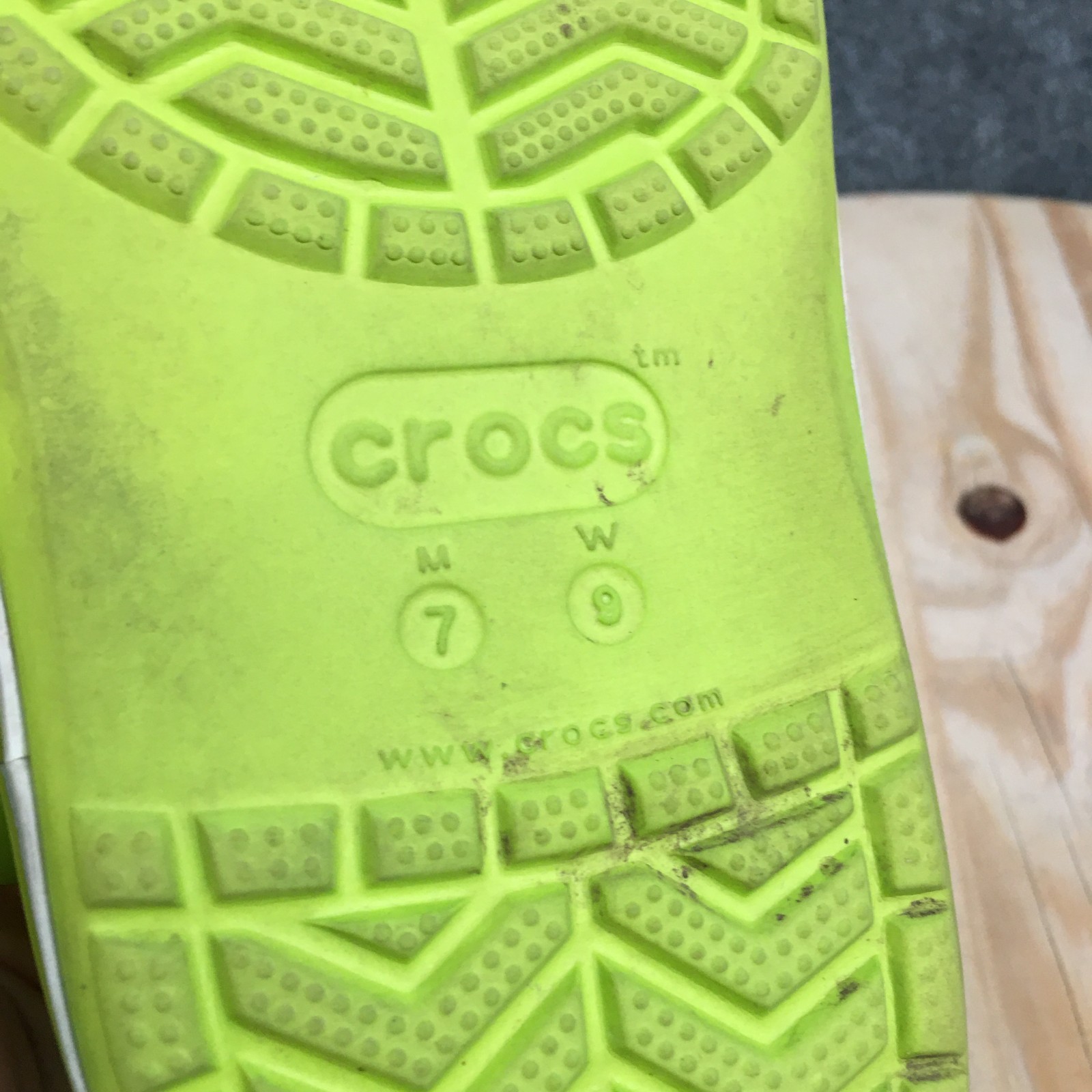 Crocs Shoes Mens 7 Womens 9 Bayaband Casual Comfort Slingback Clogs Green Rubber