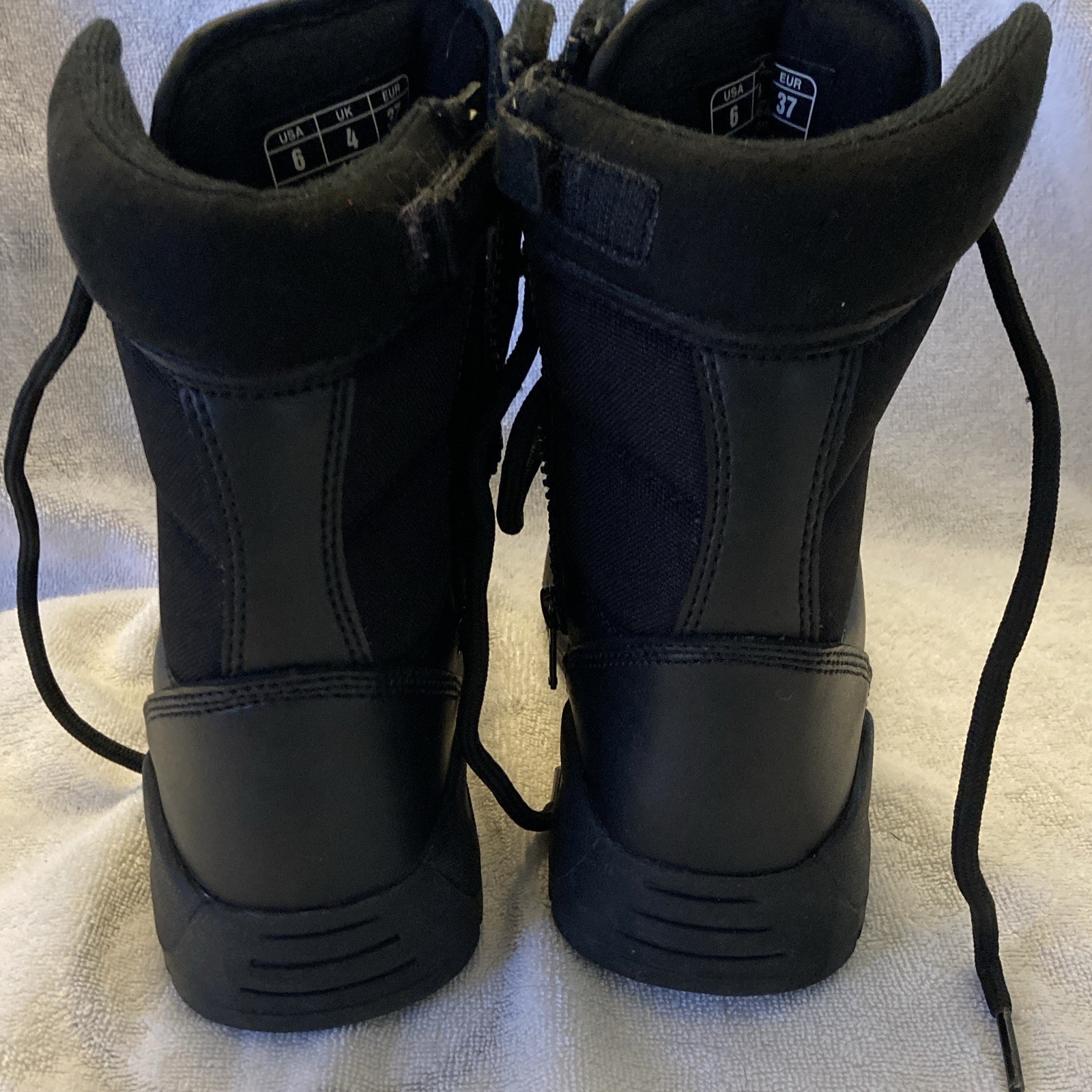 Response Gear Tactical Footwear Side Zip II Black Non-Slip Boots Women’s 6