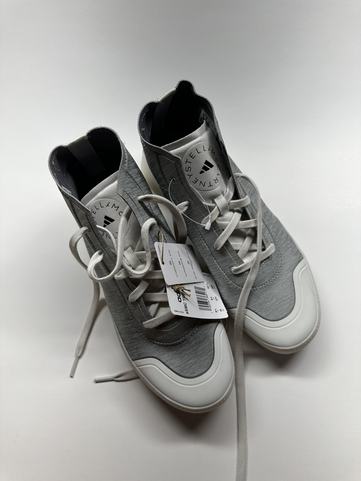 adidas Treino Mid Heather x Stella McCartney ‘Dark Gray White’ WOMENS US 10