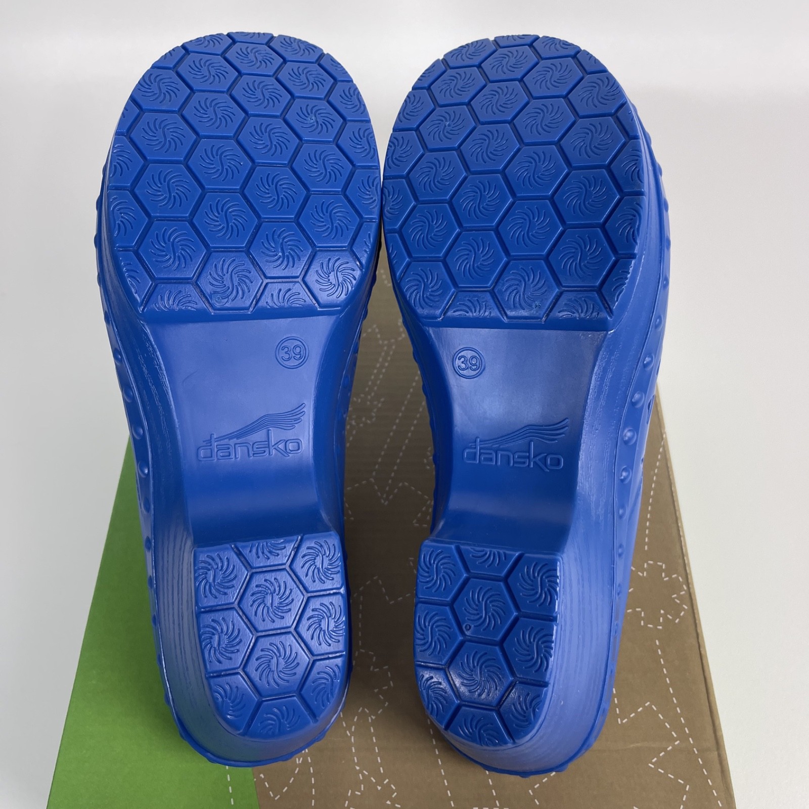 Dansko Pippa Molded Clog Shoe Open Back Thermoplastic Blue EU 39 (US 8.5-9)