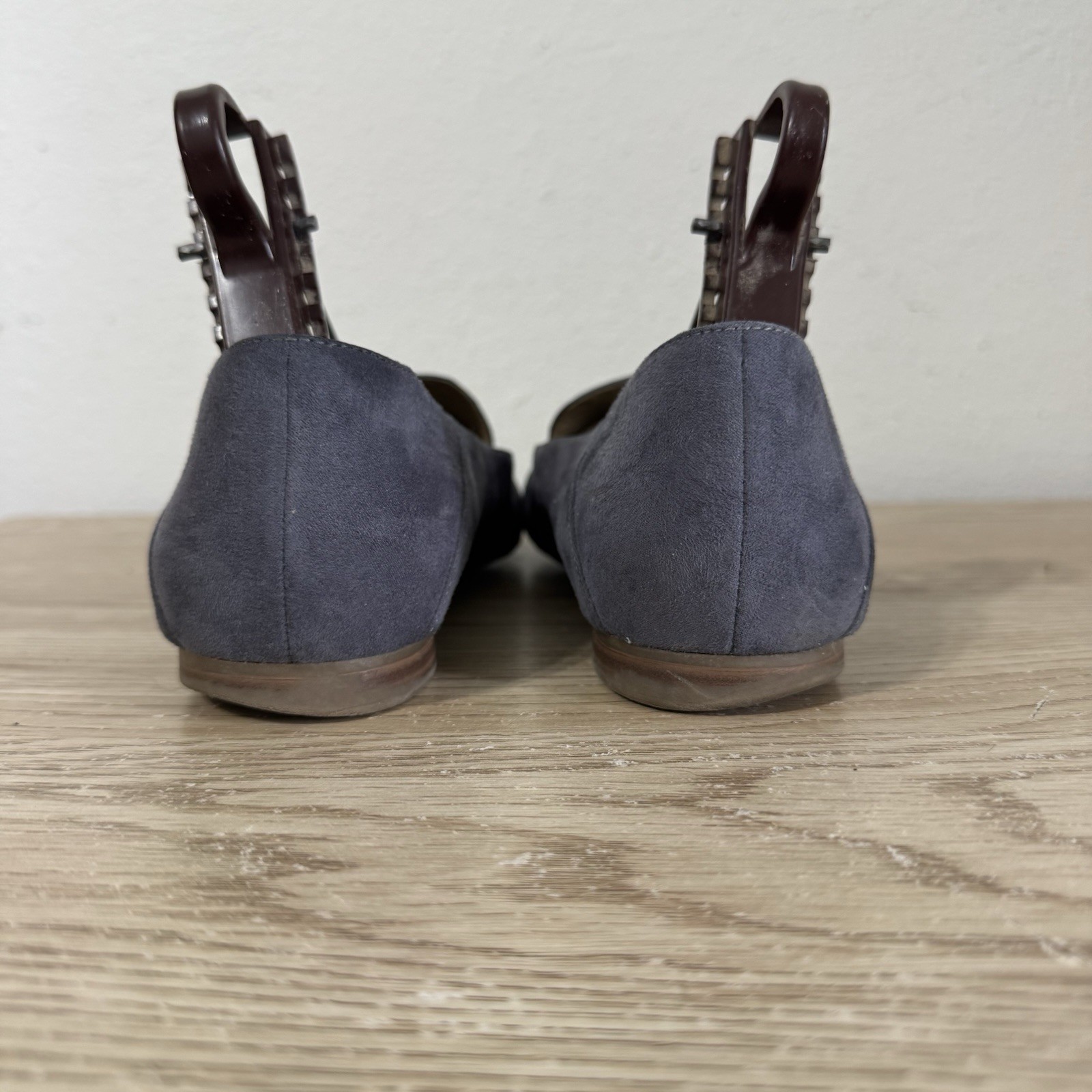 Naturalizer Blue Kate Fabric Suede Look Loafers Womens Size 10 M Slip On Comfy