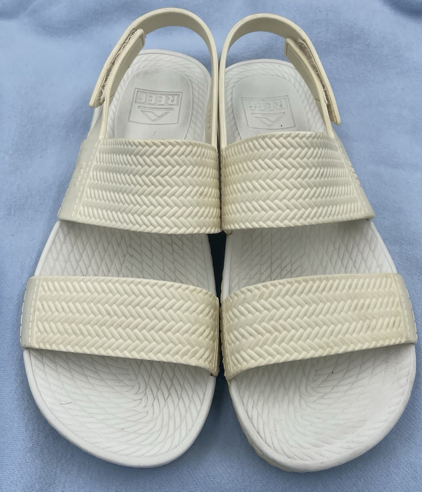 Reef Water Vista Sandals Slingback Size 6 Cream /Off White