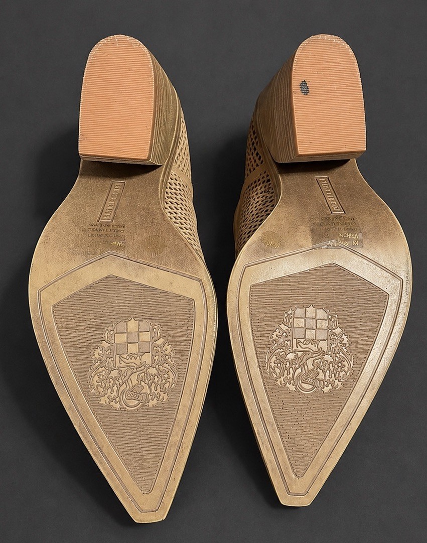 Vince Camuto Gibbela Woven Leather Booties Women’s 6.5 Tan Pointed Toe Zip