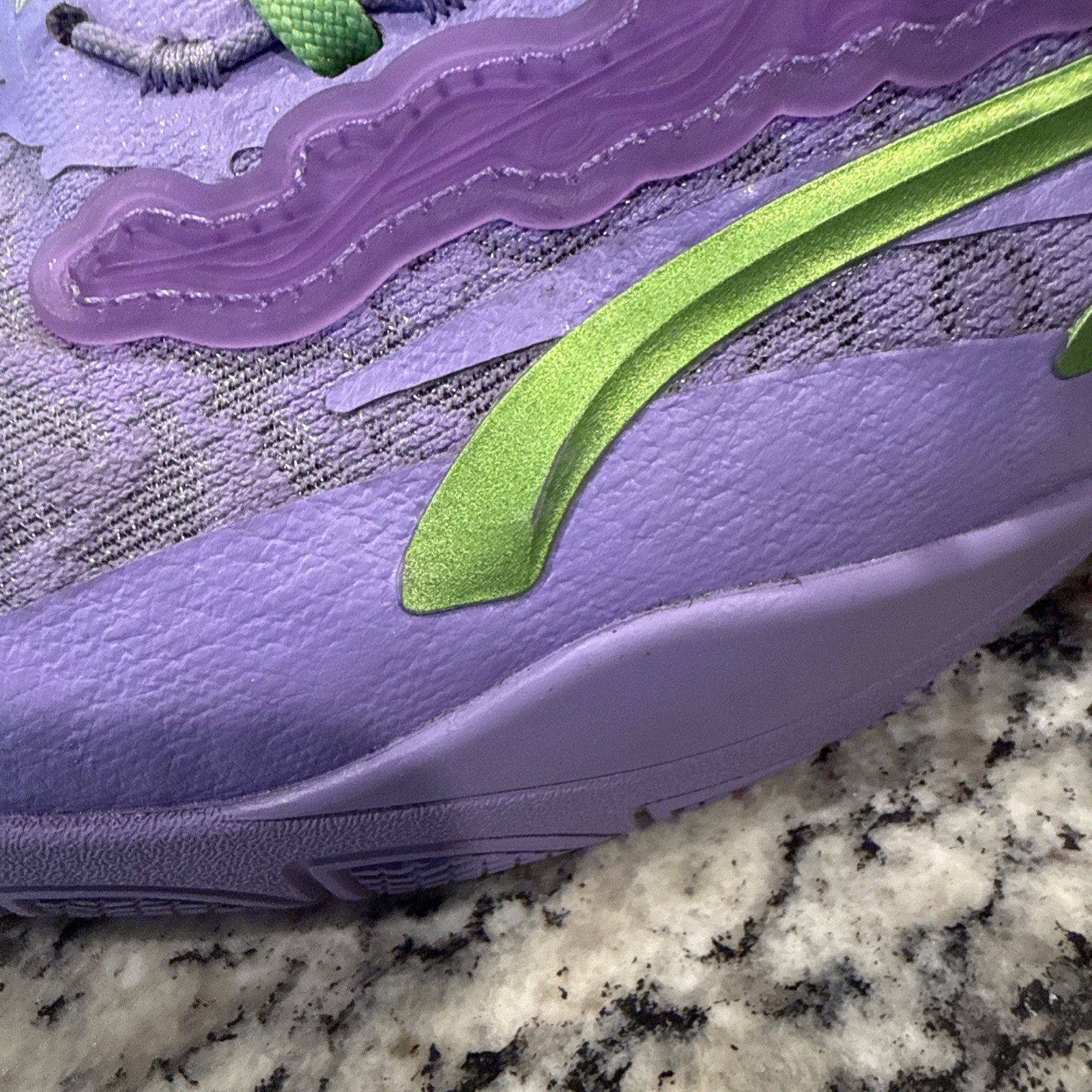 PUMA Stewie X 3 Lace Em Up Basketball Womens 13.5 Purple Sneakers 311346-01