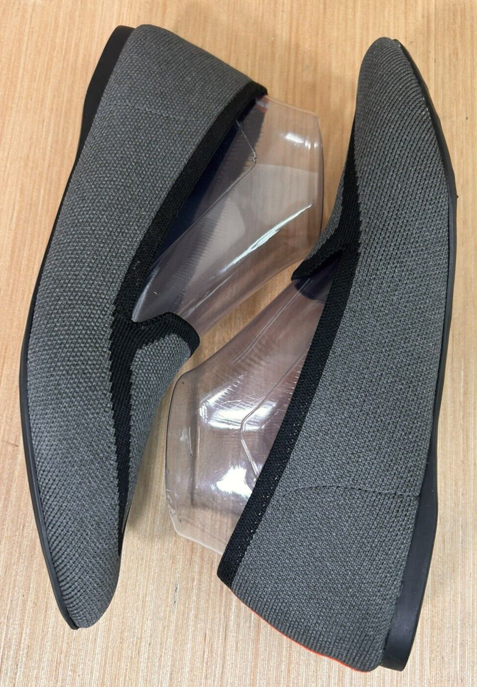 Judy + Birdies The Blackbird Heather Gray Knit Fabric Loafer Women’s Size 10.5