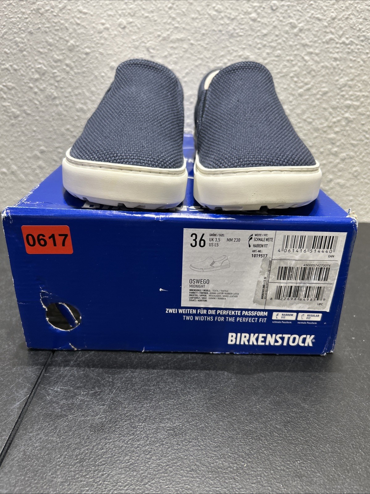 Birkenstock Oswego Color Midnight Blue EU 36 US Women’s Size 5
