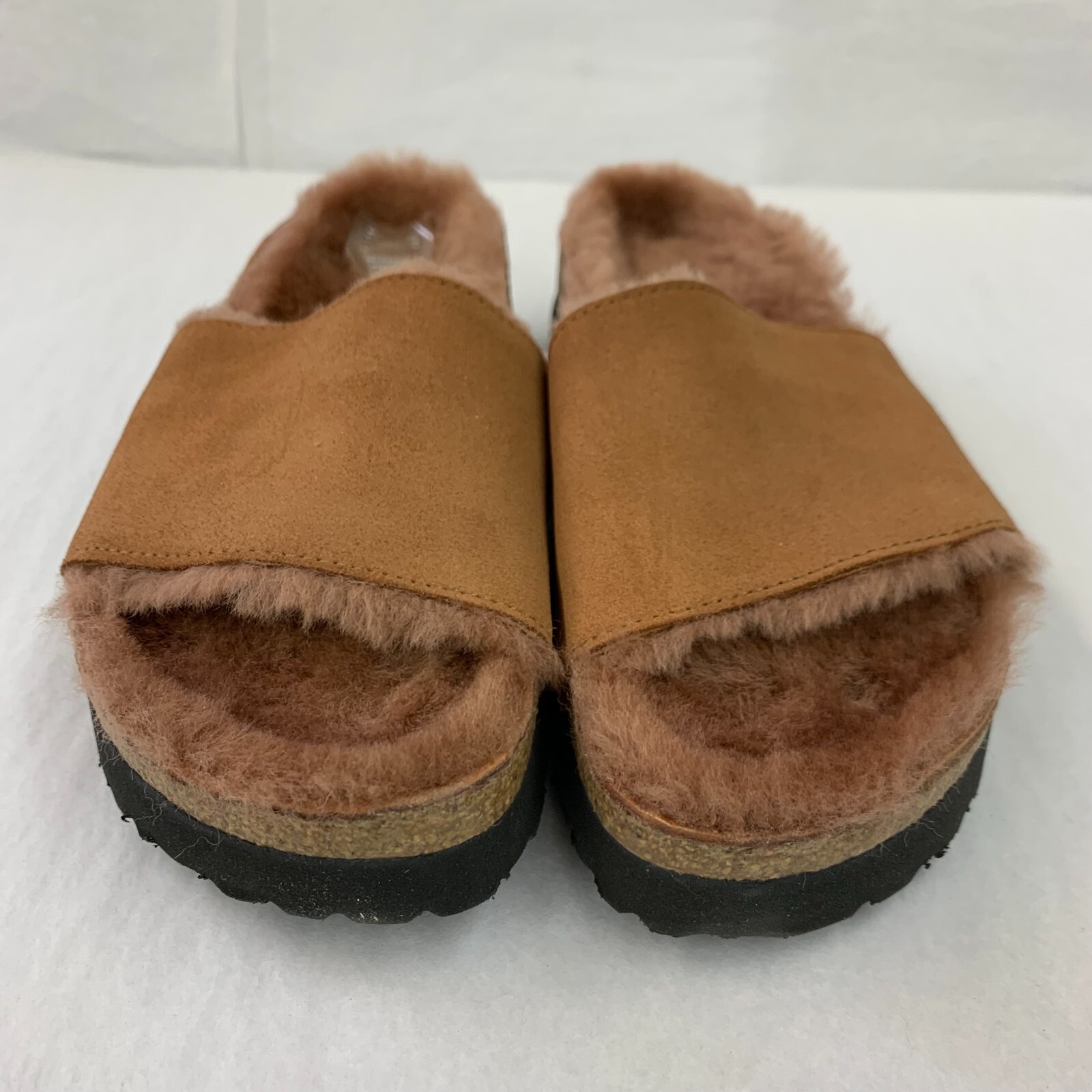 Birkenstock New w/o Box Cora Papillio Shearling Terracotta Suede Nar Select Size
