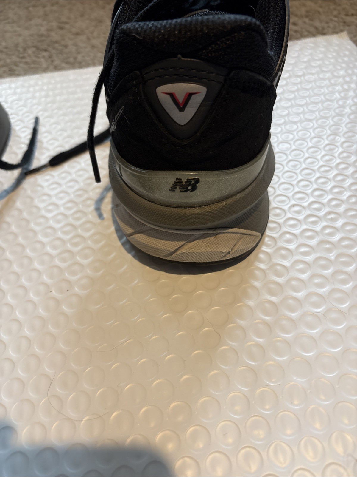 New Balance 990BK5 D Women’s Running Shoes Black/Silver Size 9.5