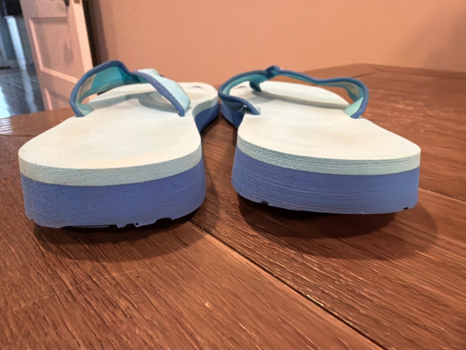 NIKE Celso South Beach Blue Flip Flop Thong Sandal Slip-On Slide 2014 Women’s 10