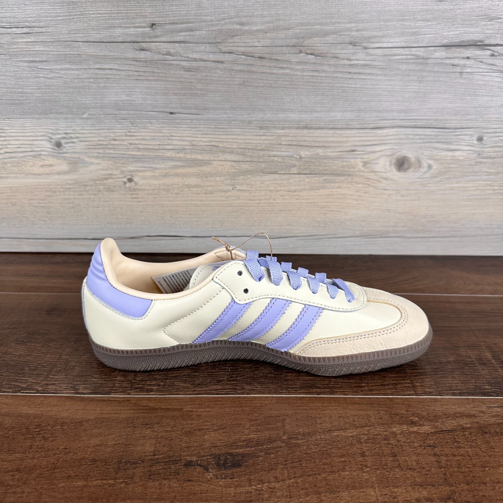 adidas Samba Og Womes Size 7.5 Cream White Violet Tone Sand Strata JI2678