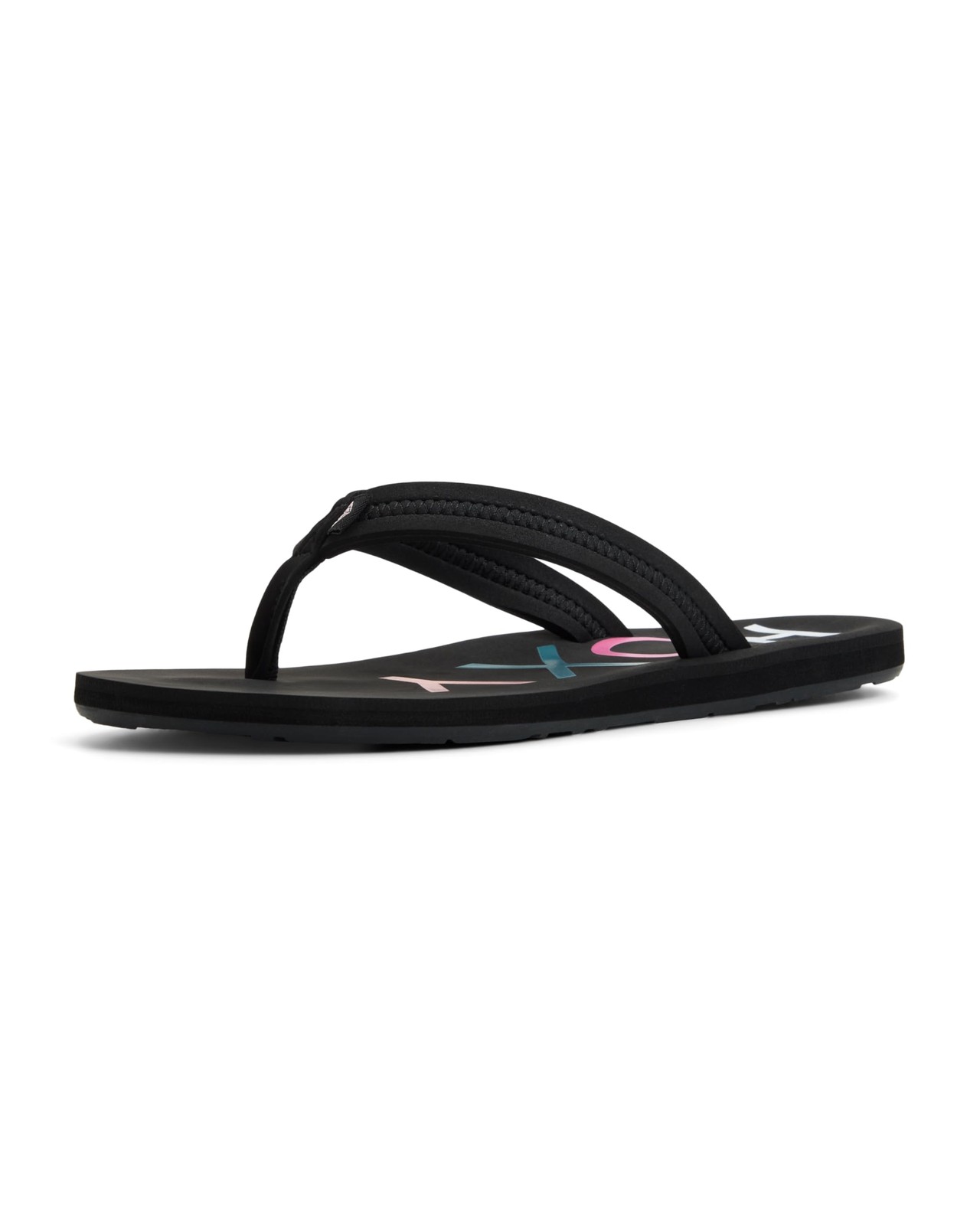 Roxy Women’s Vista Flip Flop Sandals, Black, Size 8