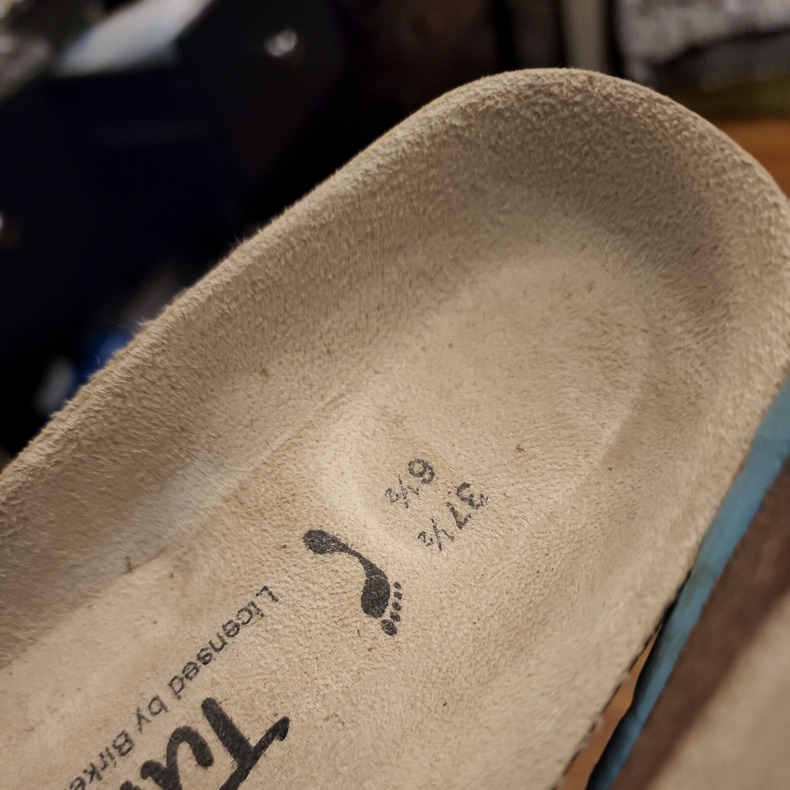 Tula By Birkenstock Blue Sandals Slides Shoes Women’s EU 37.5. US 6.5/GUC