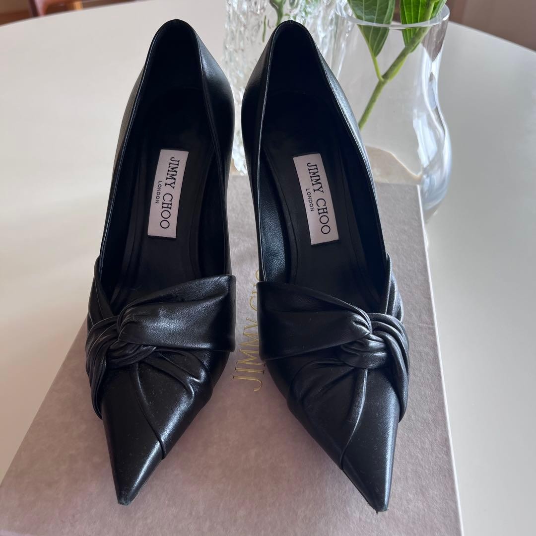 Jimmy Choi JIMMY CHOO Pumps 37.5 24cm Black