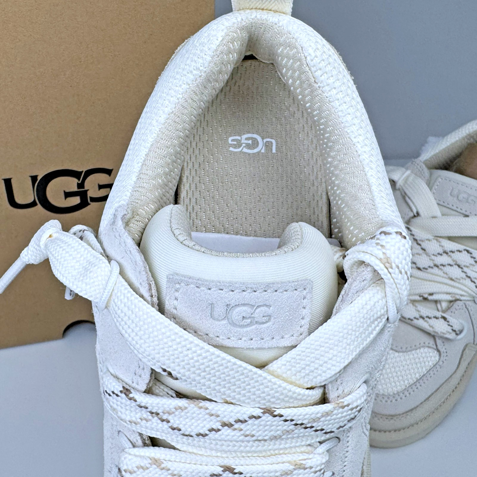 UGG Womens Sneakers Lo Lowmel Jasmine Suede Mesh Low Top Casual Shoes Sz NIB