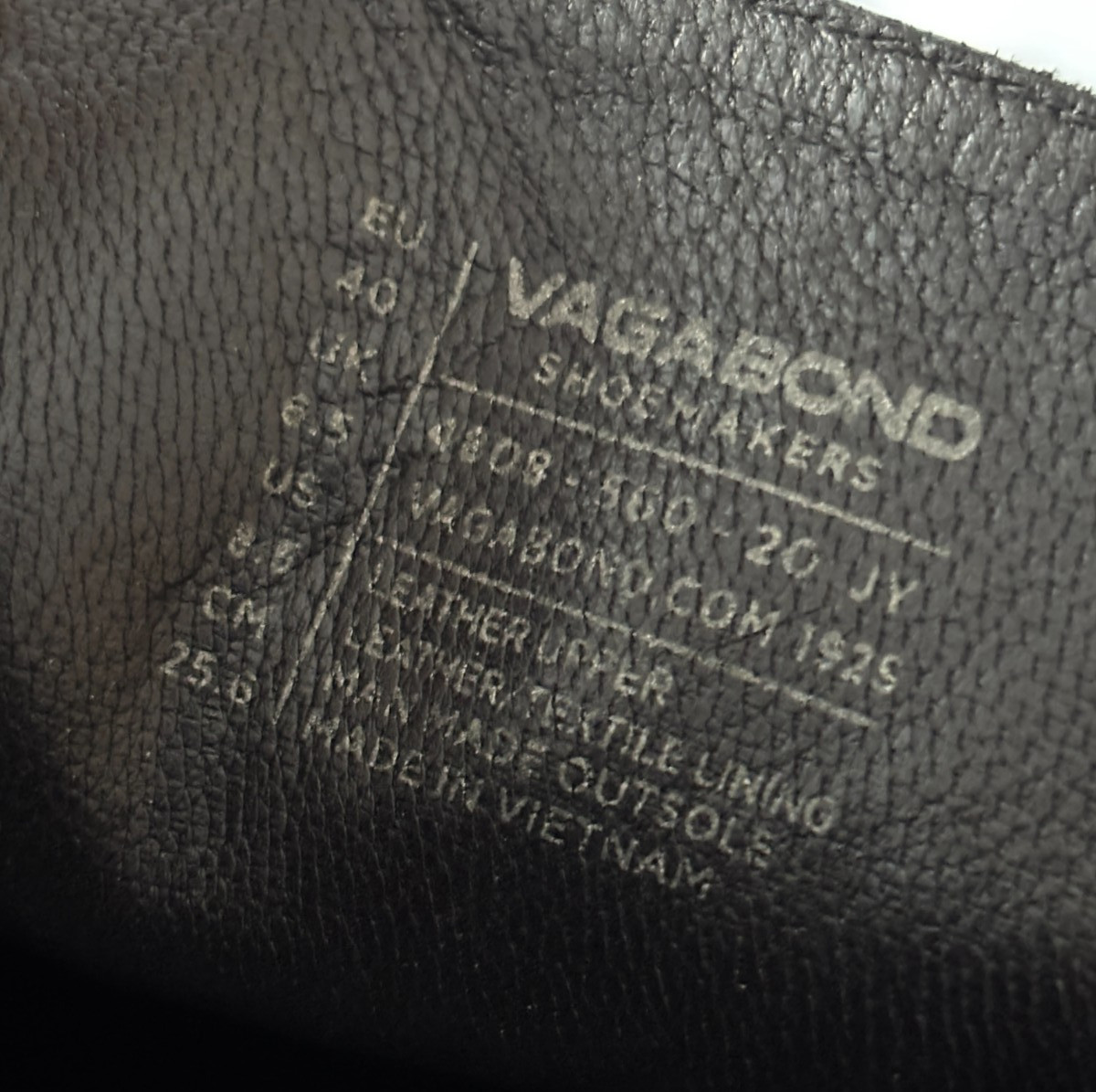 Vagabond Shoemakers Patent Leather Black Classic Women’s US 8.5 EU 40 Excellent