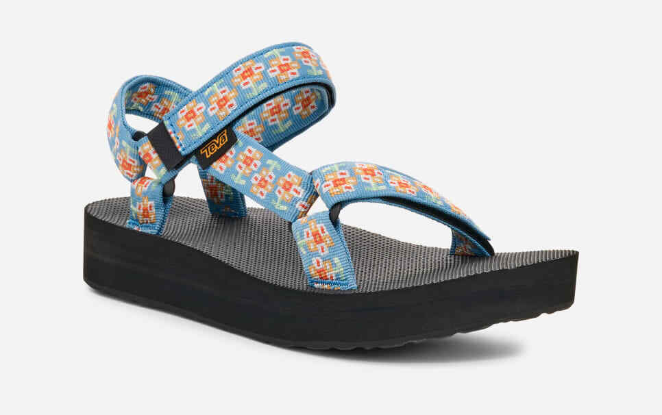 TEVA Women’s Midform Universal Sandal 1090969-BLMC bloom cendre blue