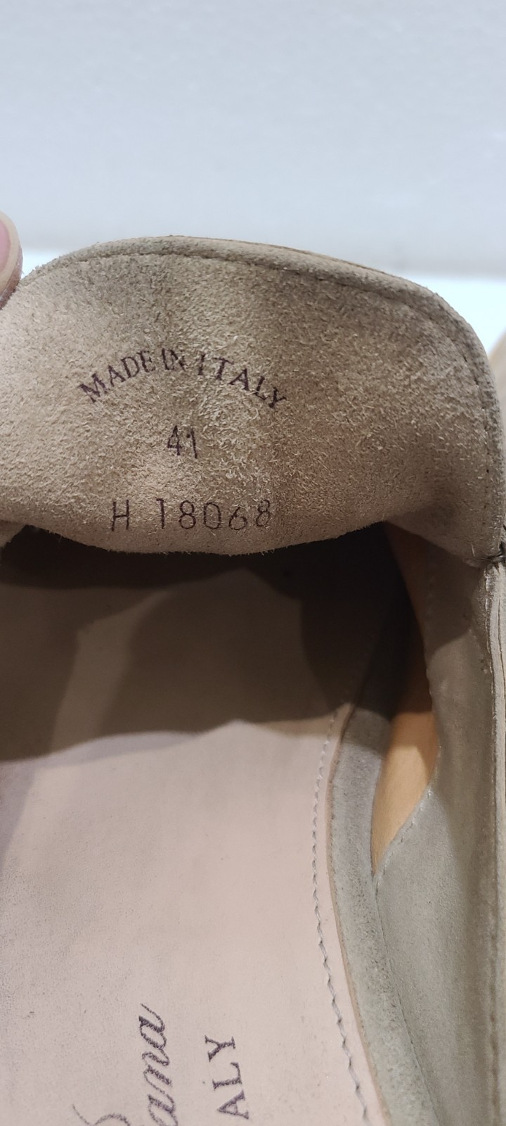 Loro Piana Summer Charms Walk Mules Suede Loafers Beige Taupe Size EU 41 US 10.5