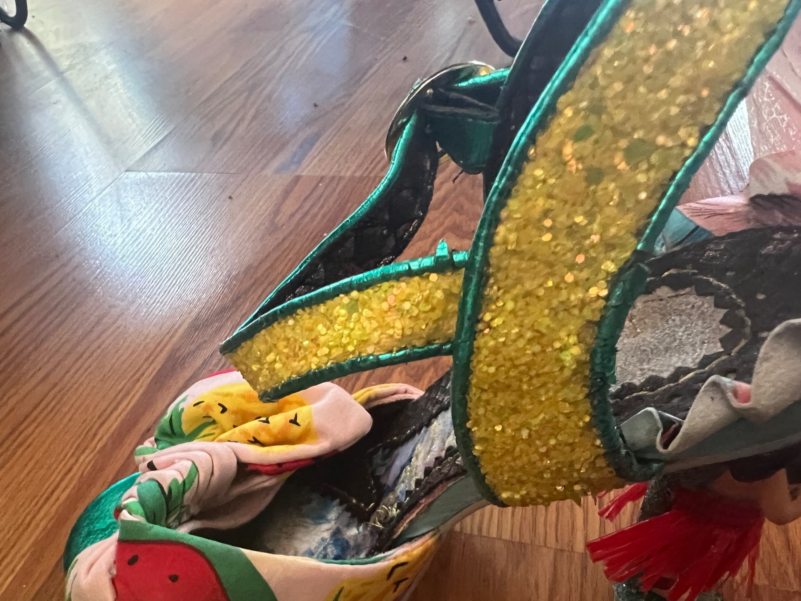 Irregular Choice EU37 Hula Girl, Hono Lulu Red Hula Skirt Aloha Hula Collection