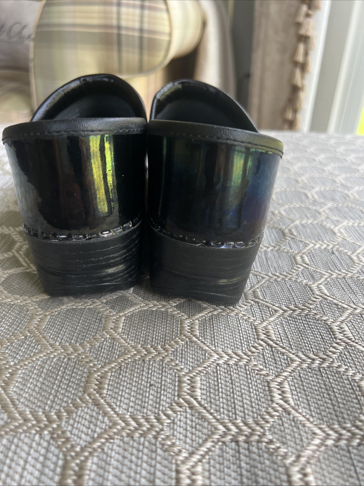 Dansko Professional Black Patent Leather Nurse Clog US 6.5 – 7 EU 37