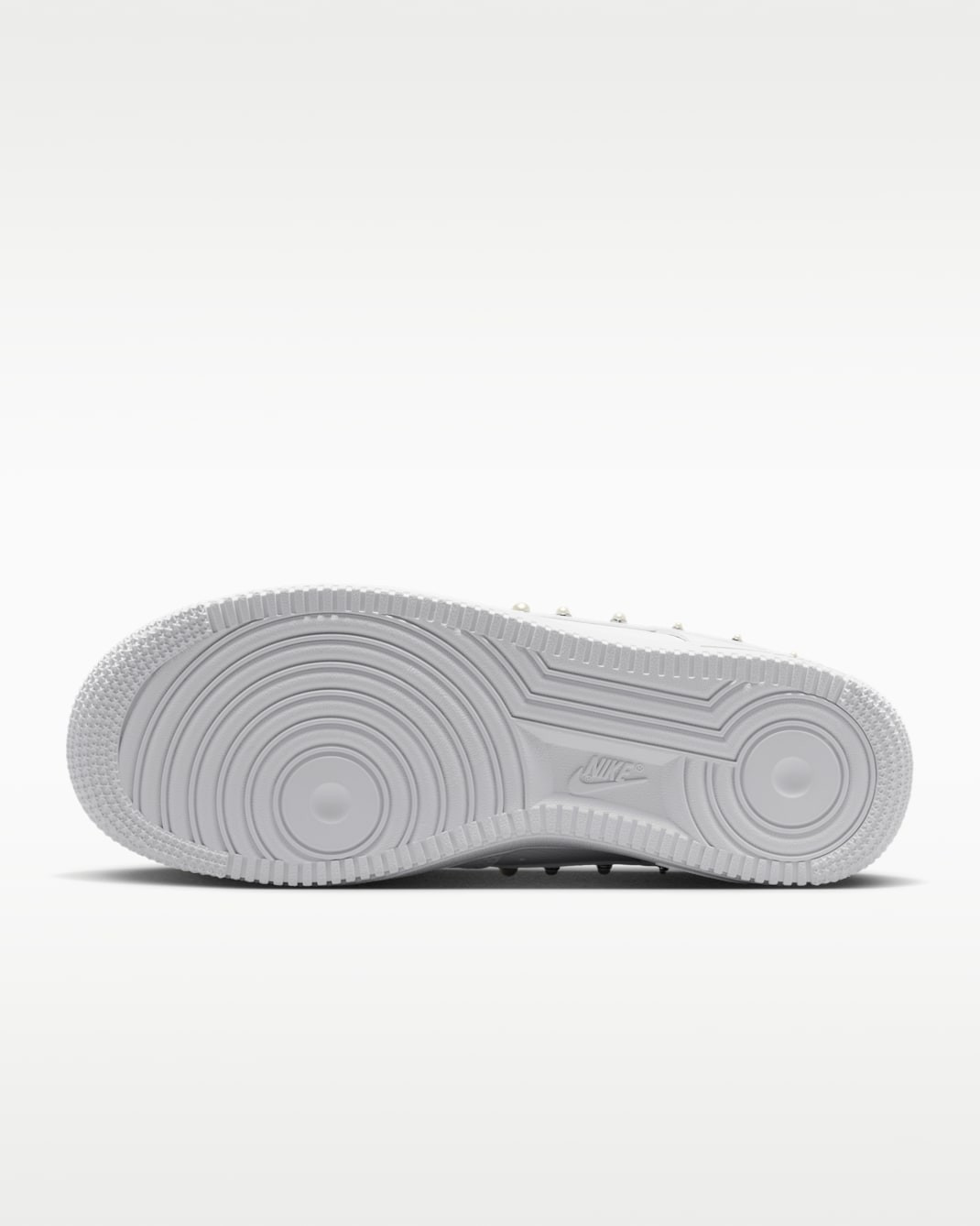 NIKE Women’s Air Force 1 ’07 IU7557-100 White Metallic Silver Pure Platinum