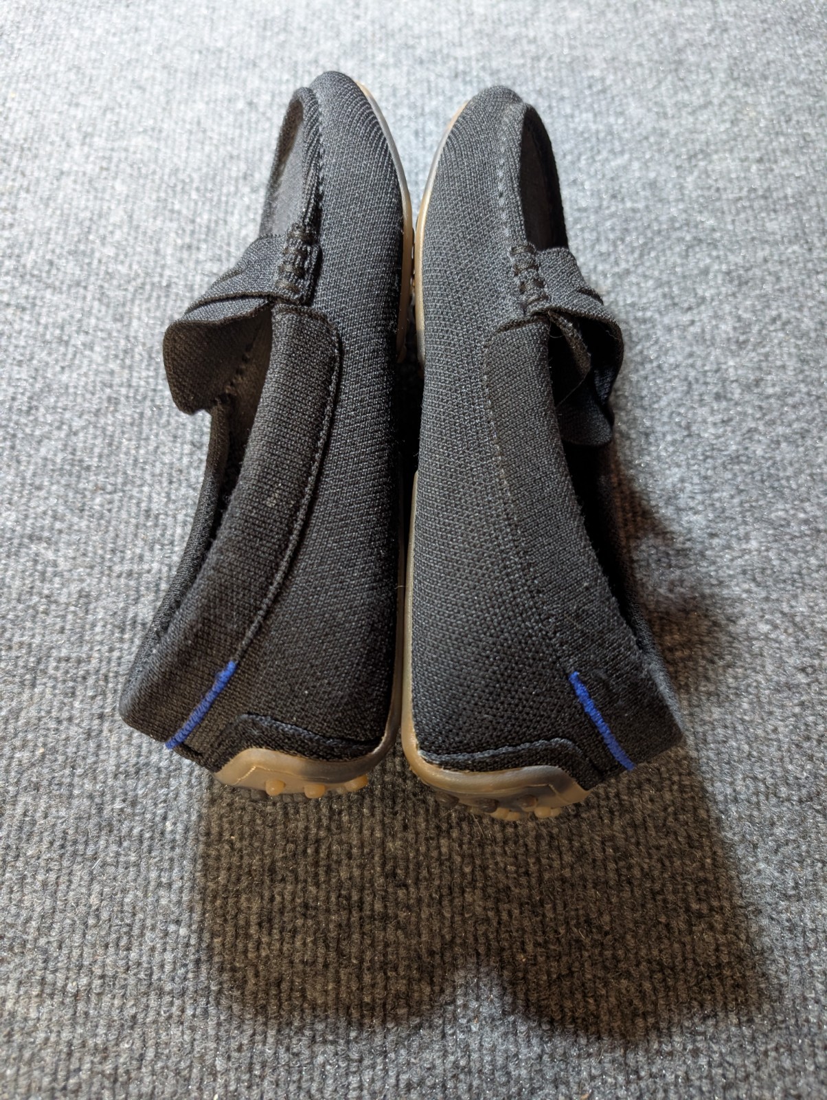 ROTHY’S The Daily Driver Loafers 303-001 Black Pegged Outsole Women’s Size 6.5