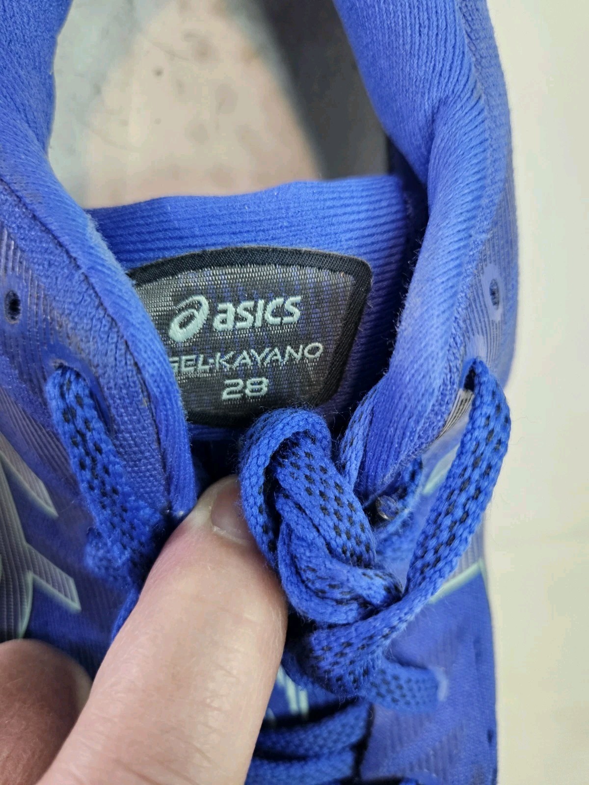 Asics Gel Kayano 28 Shoes Women 10 Blue Lake Drive Blue Running Walking Jogging